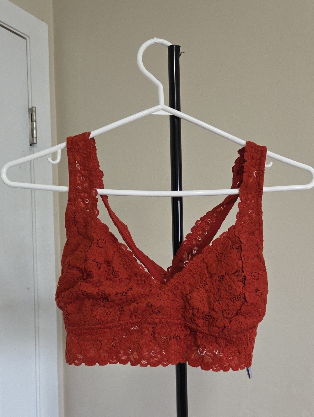 aerie Lace Bralette in Rust